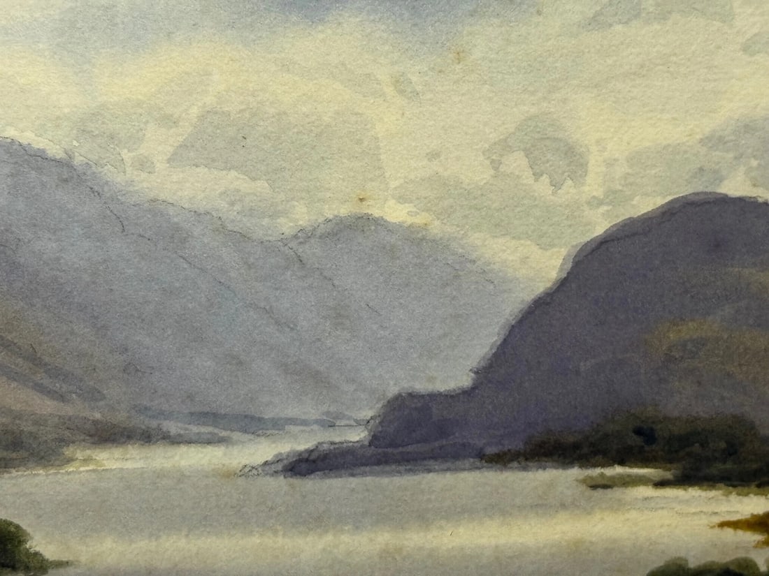 Thirlmere and Helvellyn Lake District Painting by Edward Horace Thompson 1925 - 11