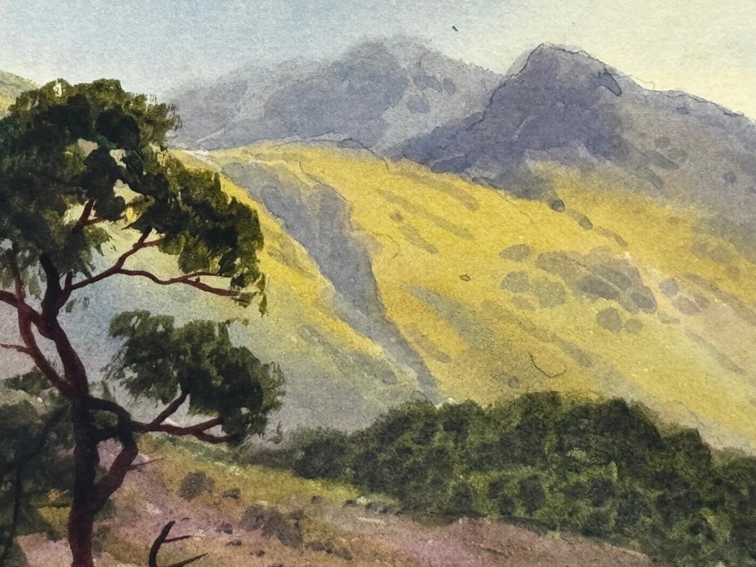 Thirlmere and Helvellyn Lake District Painting by Edward Horace Thompson 1925 - 17