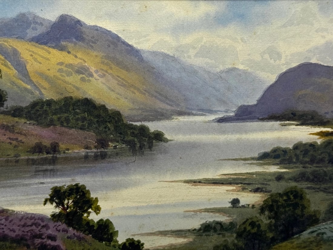 Thirlmere and Helvellyn Lake District Painting by Edward Horace Thompson 1925 - 6