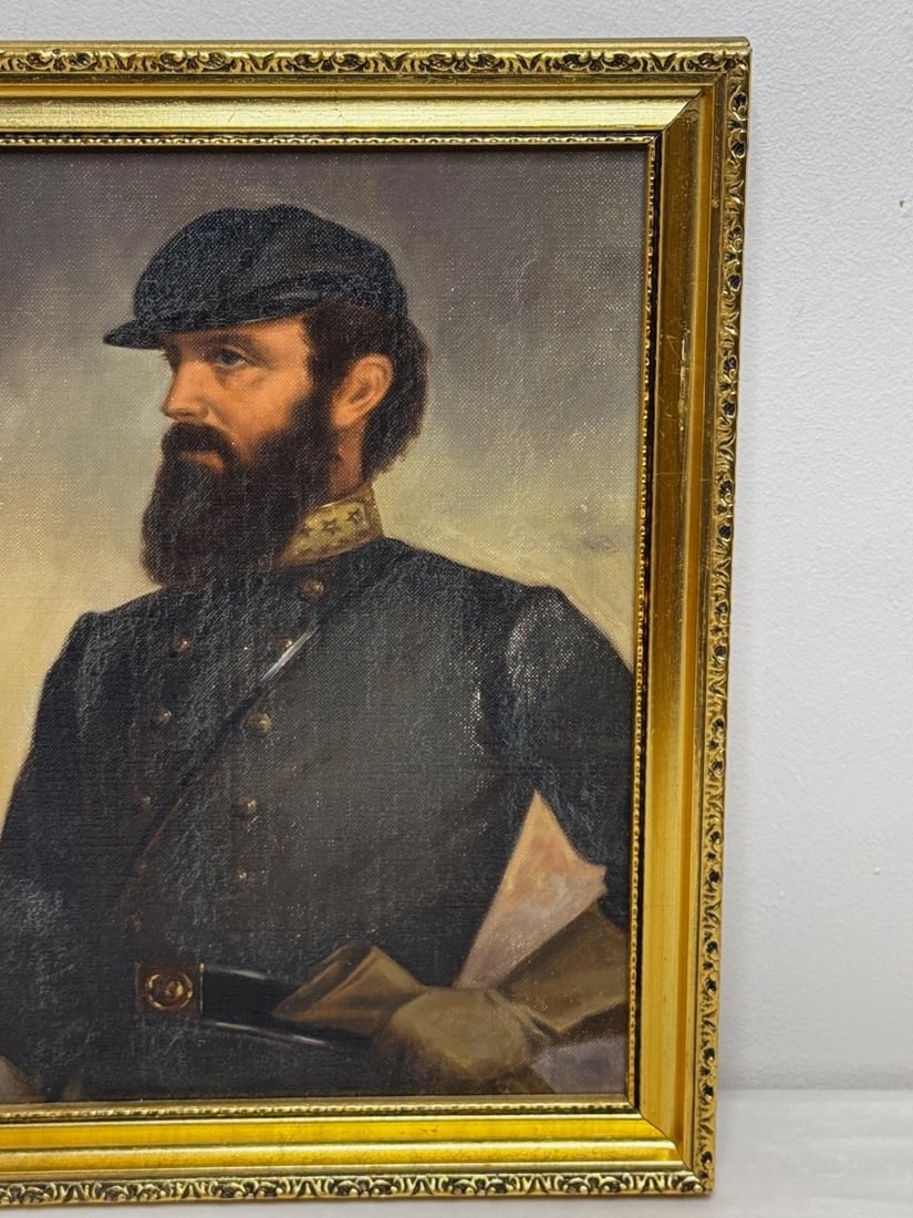 Thomas “Stonewall” Jackson Historical American Civil War General Oil Portrait - 5