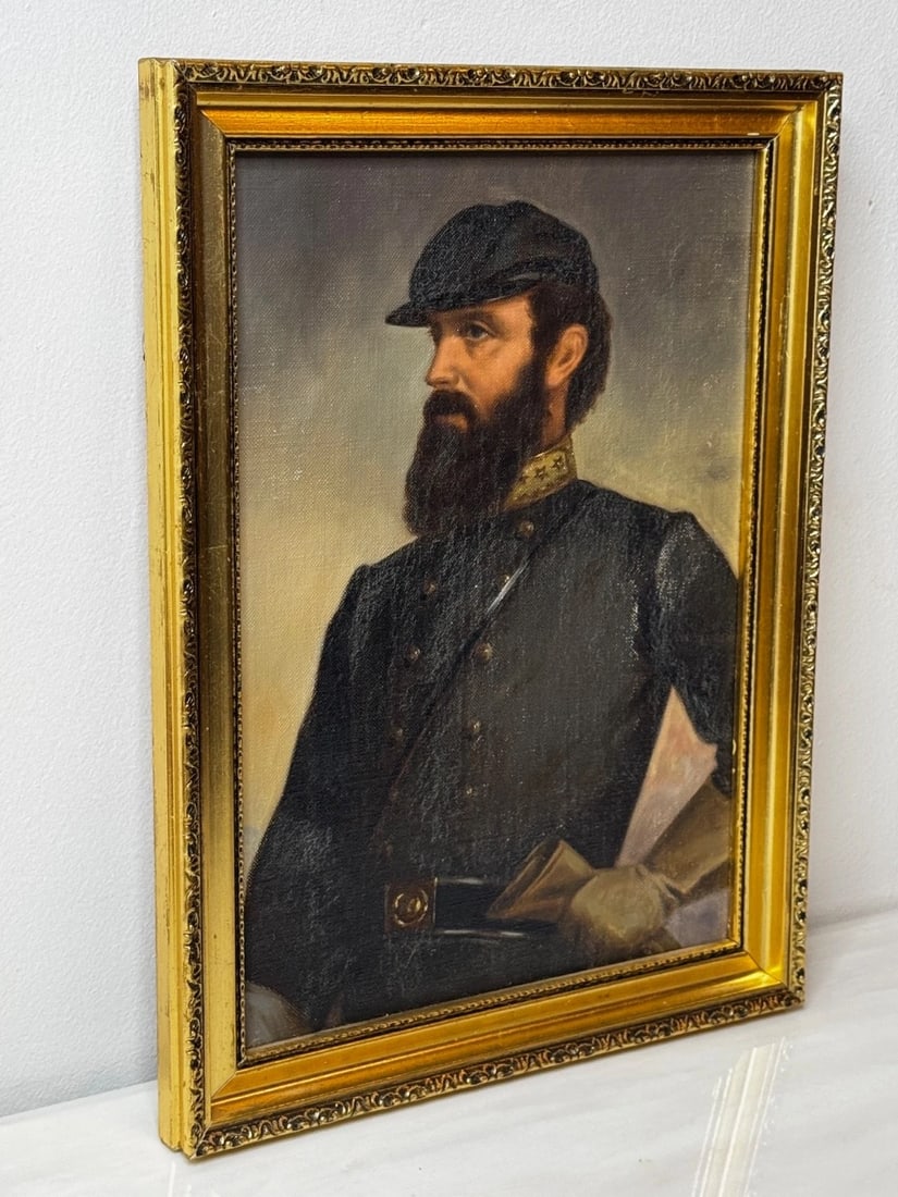 Thomas “Stonewall” Jackson Historical American Civil War General Oil Portrait - 7