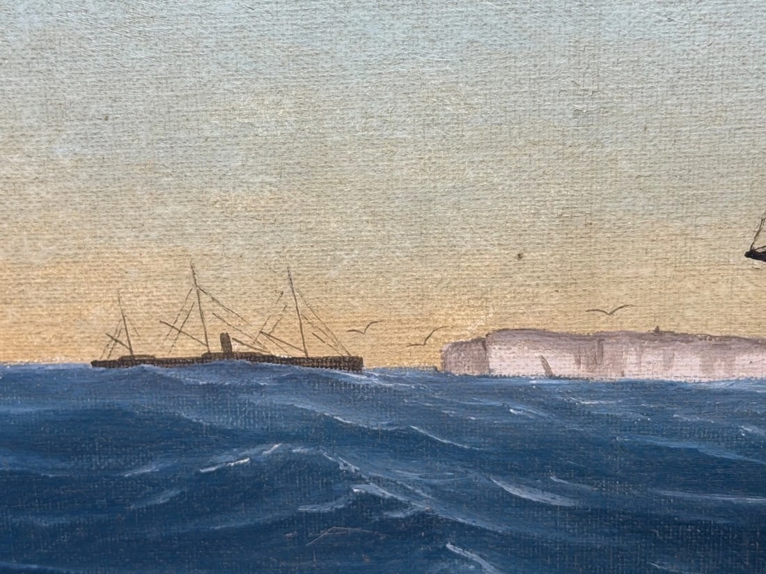 Baltic Barque Ship Britannia Of Åland Under Full Sail — Capt. August Ekblom - 10