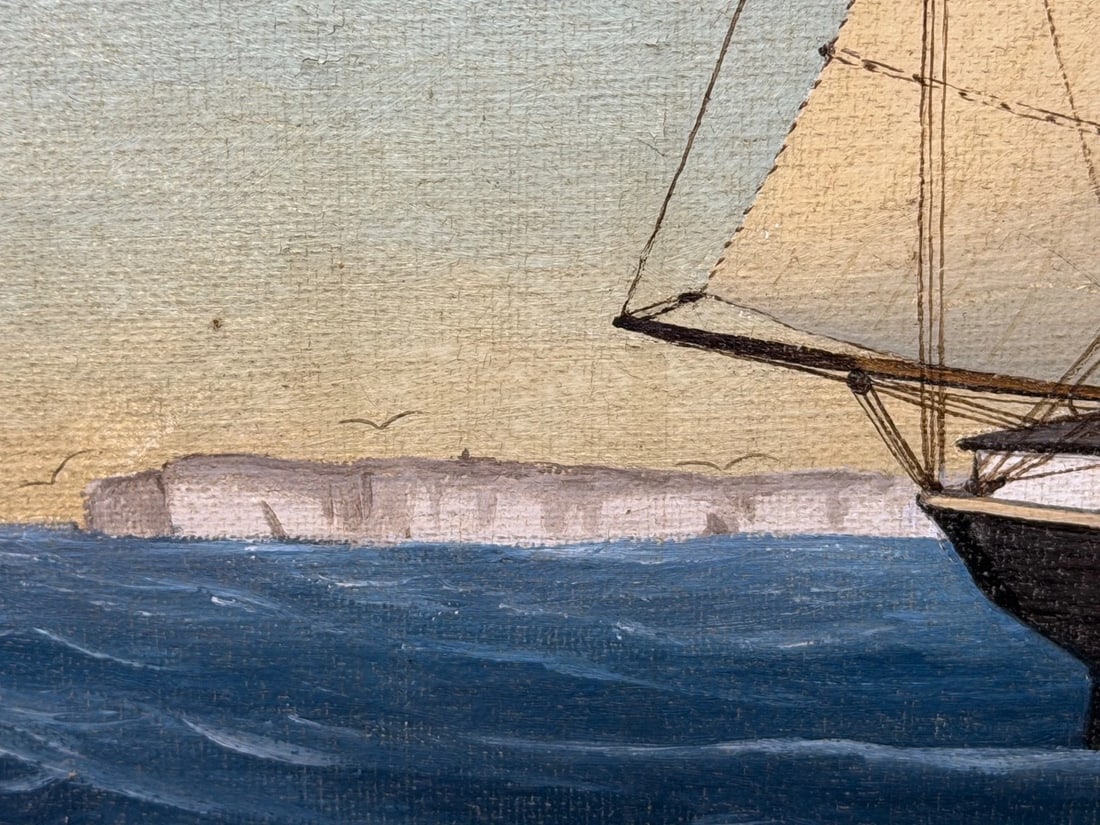 Baltic Barque Ship Britannia Of Åland Under Full Sail — Capt. August Ekblom - 11