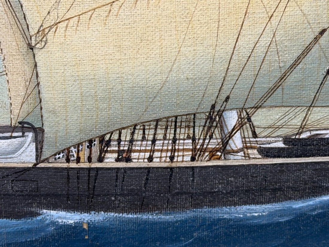 Baltic Barque Ship Britannia Of Åland Under Full Sail — Capt. August Ekblom - 14