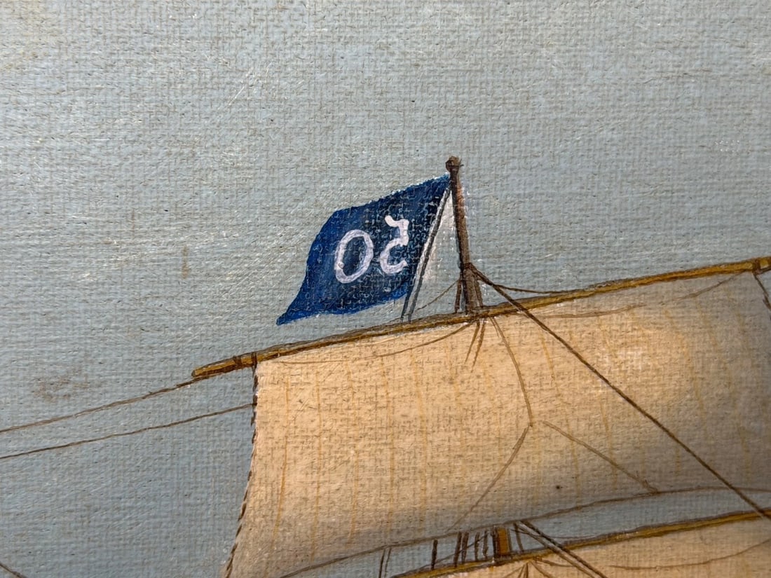 Baltic Barque Ship Britannia Of Åland Under Full Sail — Capt. August Ekblom - 18