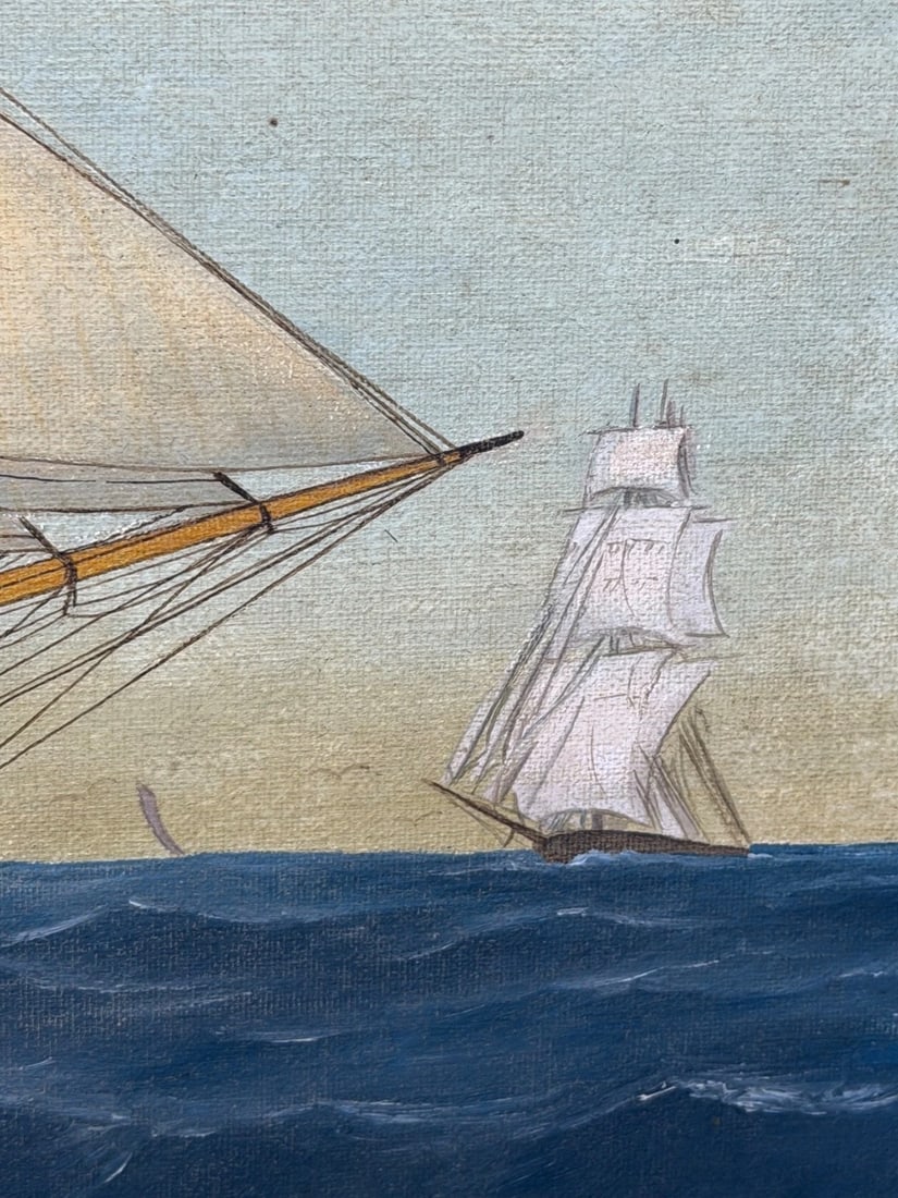 Baltic Barque Ship Britannia Of Åland Under Full Sail — Capt. August Ekblom - 9