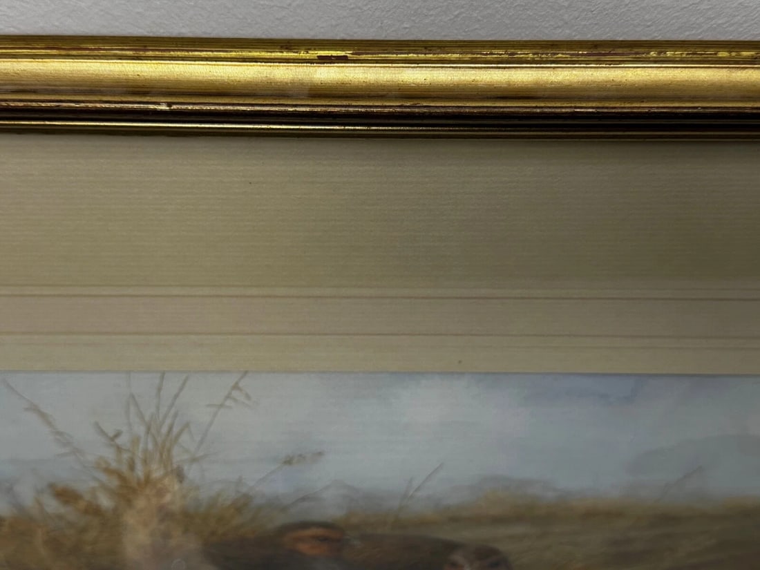 Game Birds Grey Partridges – New Forest Moor In the Manner of Archibald Thorburn - 6