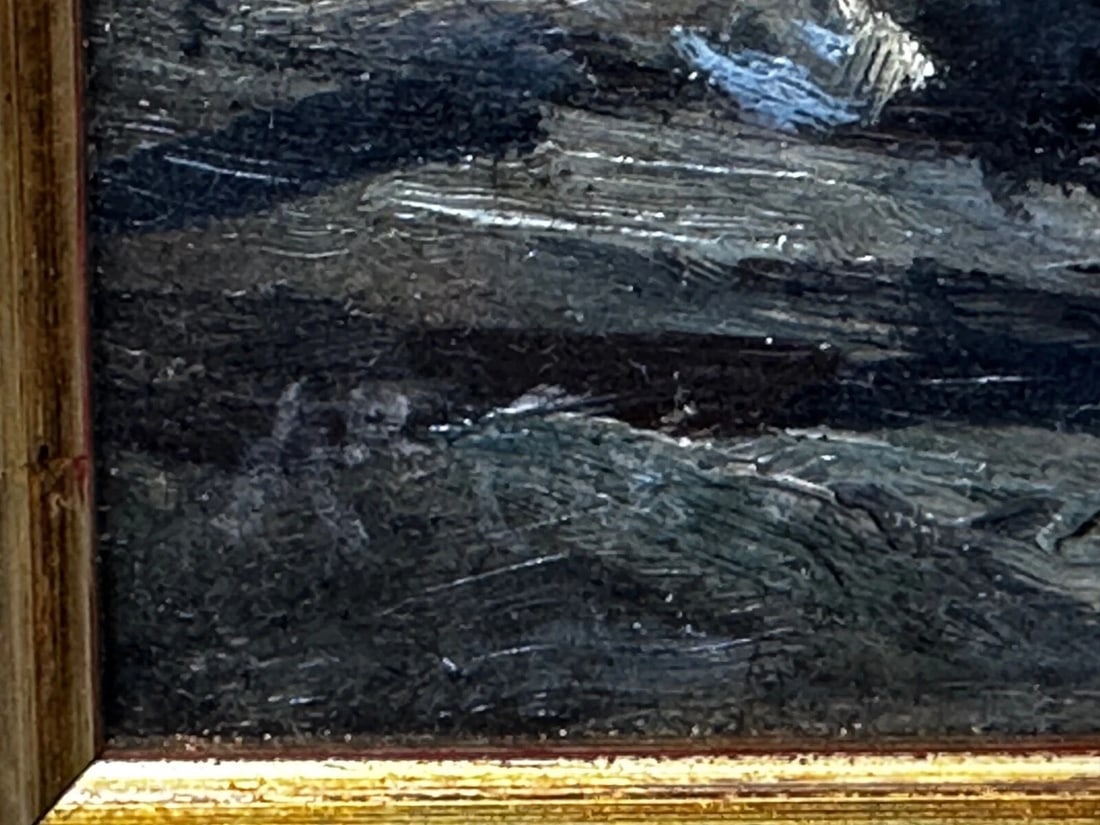 19th Century Marine Oil Painting Spanish Head, Isle of Man By Arthur Cox - 8