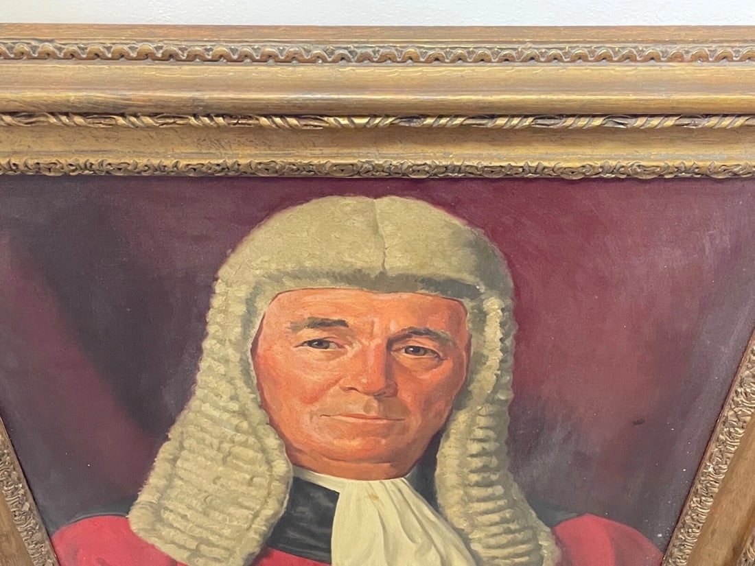 Judicial Portrait of Mr Justice Paul Storr in Full Court Dress By John Codner - 20
