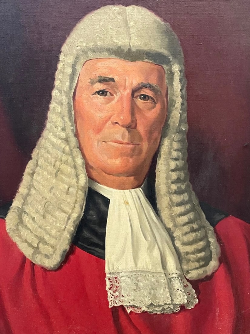 Judicial Portrait of Mr Justice Paul Storr in Full Court Dress By John Codner - 2