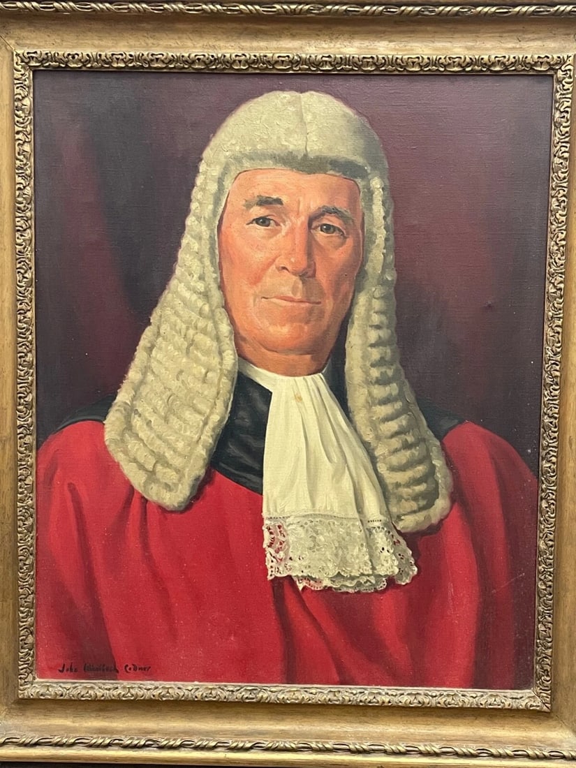 Judicial Portrait of Mr Justice Paul Storr in Full Court Dress By John Codner - 3