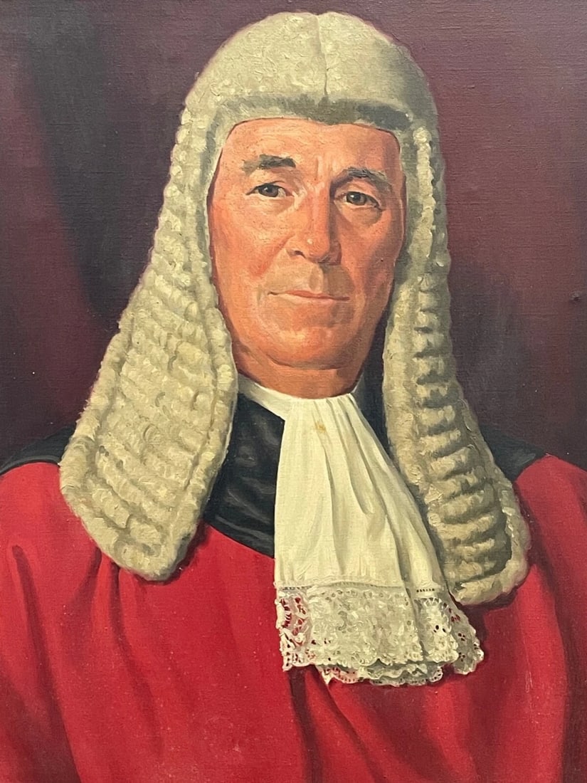 Judicial Portrait of Mr Justice Paul Storr in Full Court Dress By John Codner - 4