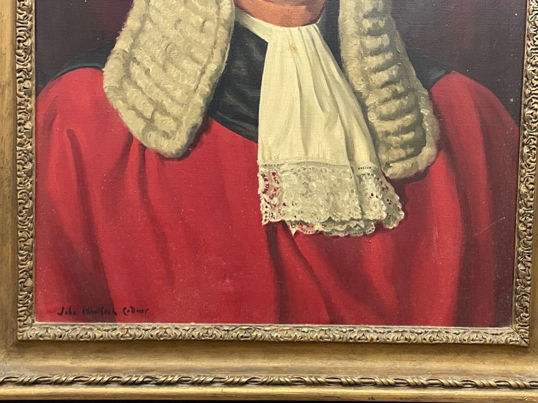 Judicial Portrait of Mr Justice Paul Storr in Full Court Dress By John Codner - 7