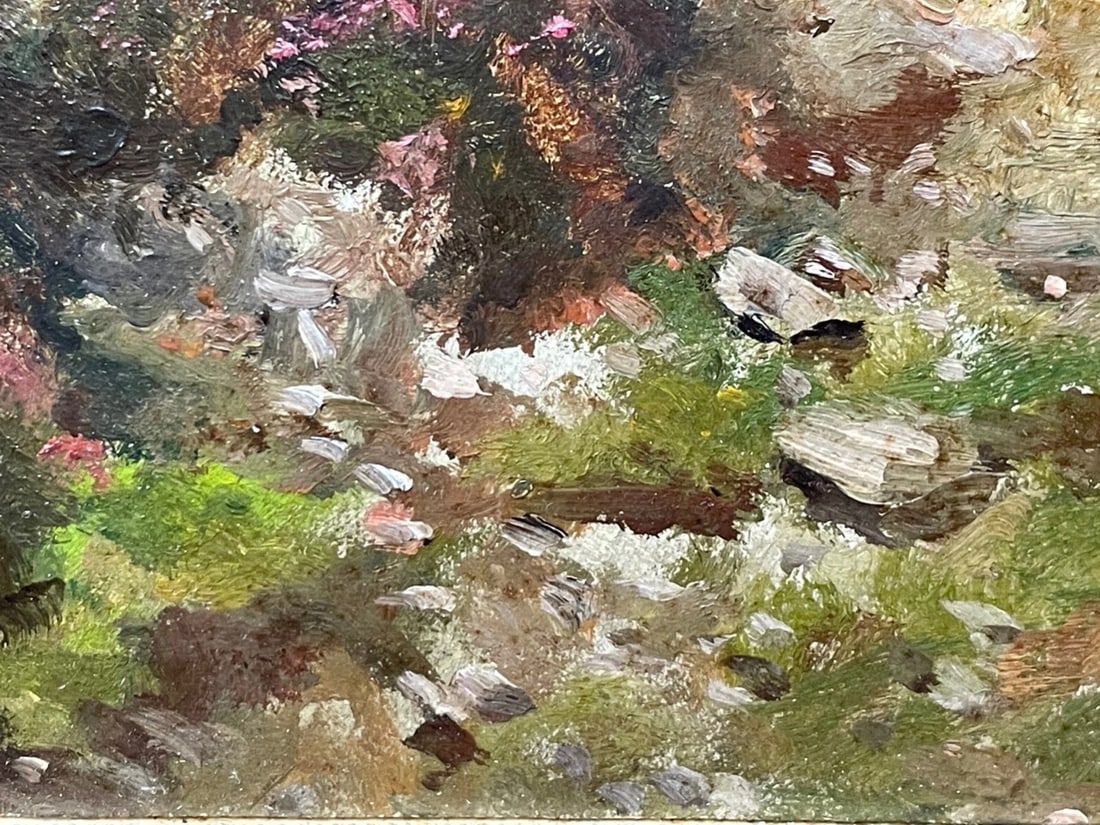 Rare Oil Landscape Masterpiece “Exmoor” — Circa 1900 Signed by Arthur Wardle - 11
