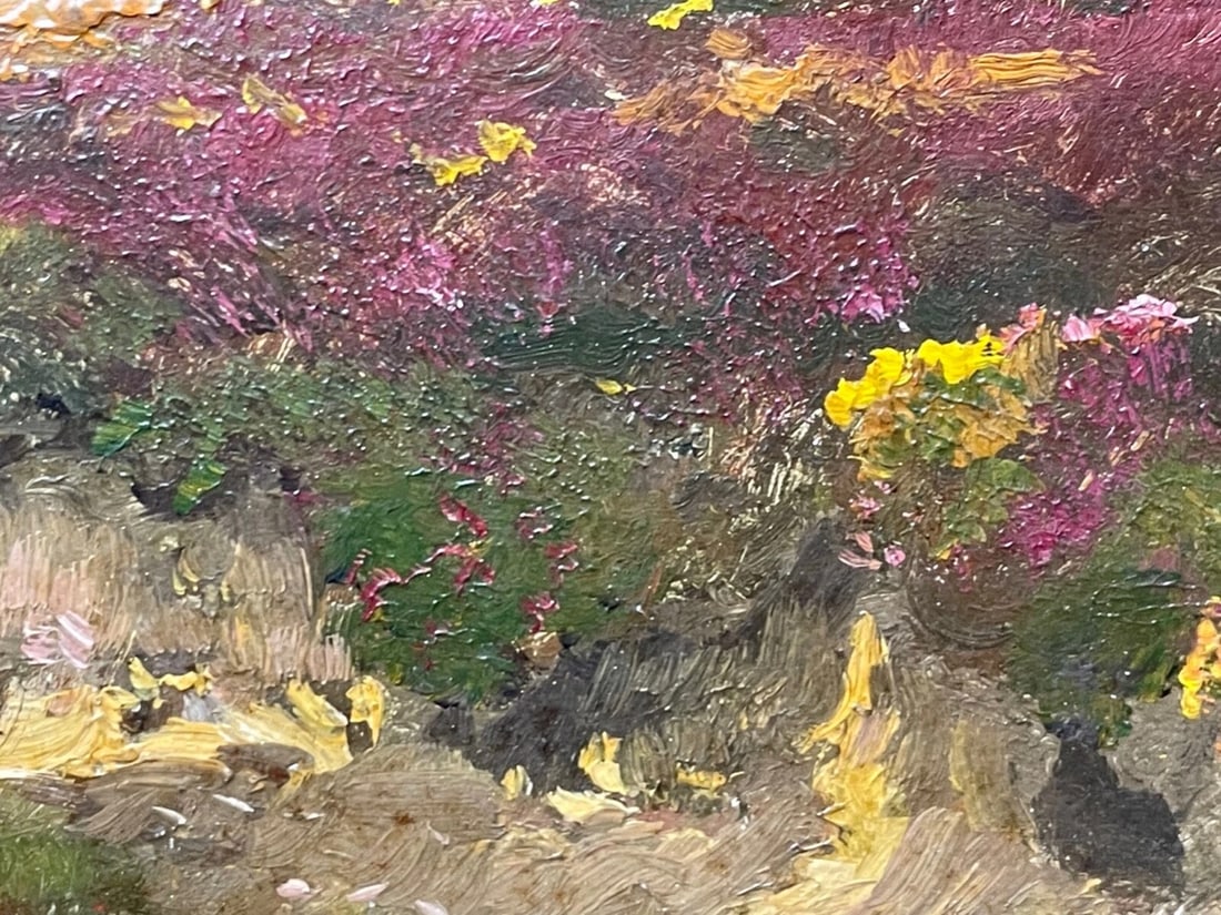 Rare Oil Landscape Masterpiece “Exmoor” — Circa 1900 Signed by Arthur Wardle - 12