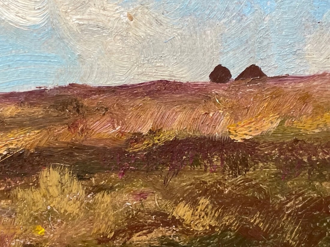 Rare Oil Landscape Masterpiece “Exmoor” — Circa 1900 Signed by Arthur Wardle - 13