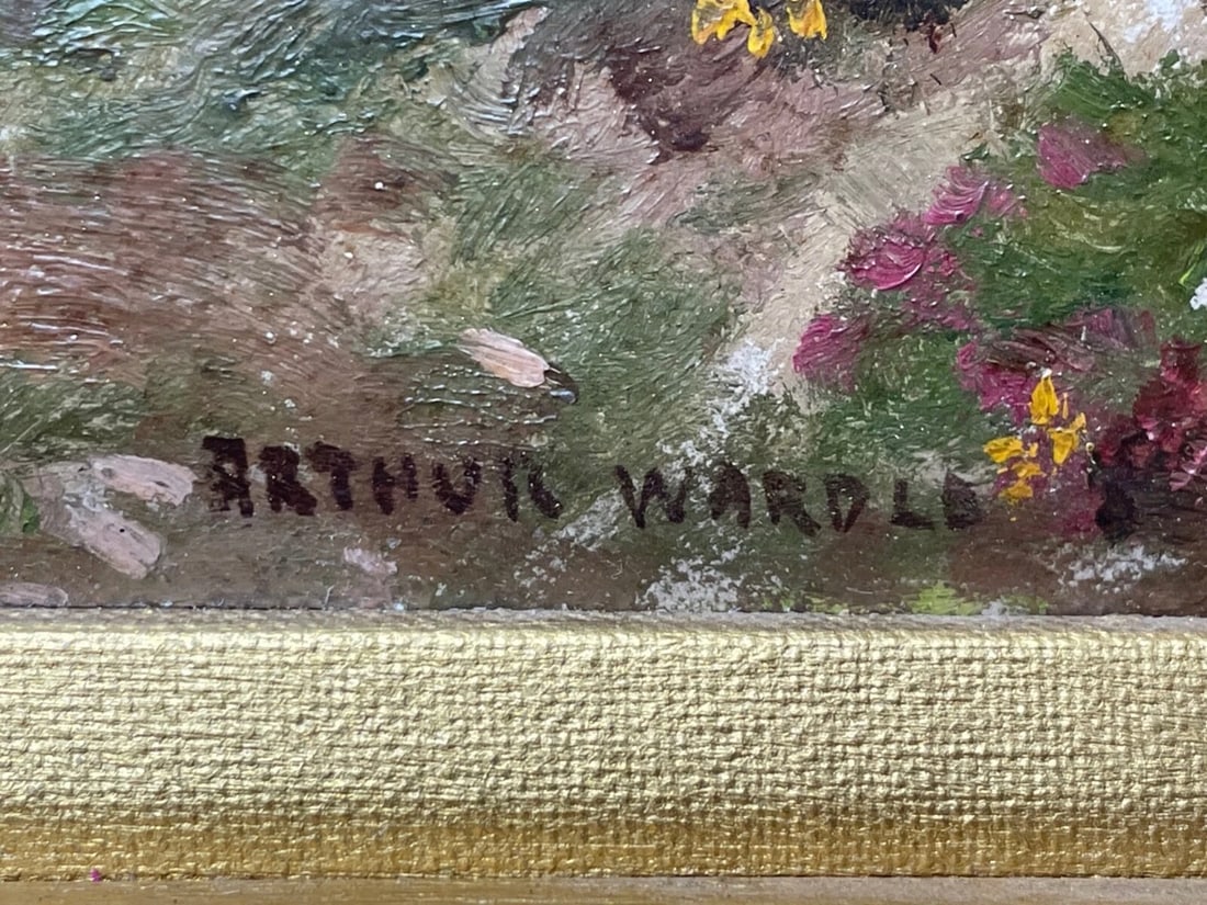 Rare Oil Landscape Masterpiece “Exmoor” — Circa 1900 Signed by Arthur Wardle - 7