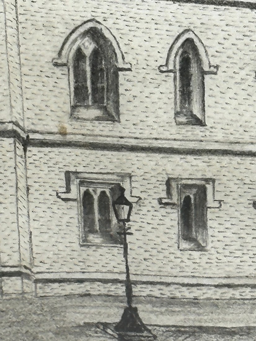 Drawing Gisborne Court Peterhouse Cambridge in the manner Joseph Michael Gandy - 17