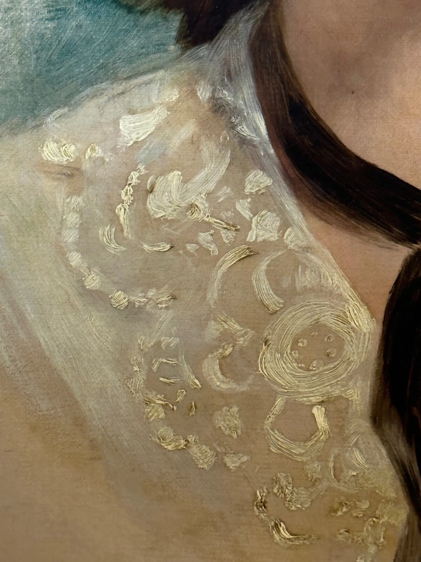 Important Victorian Oil Portrait Lady Sarah Sophia Wood née Clark By John Wood - 11