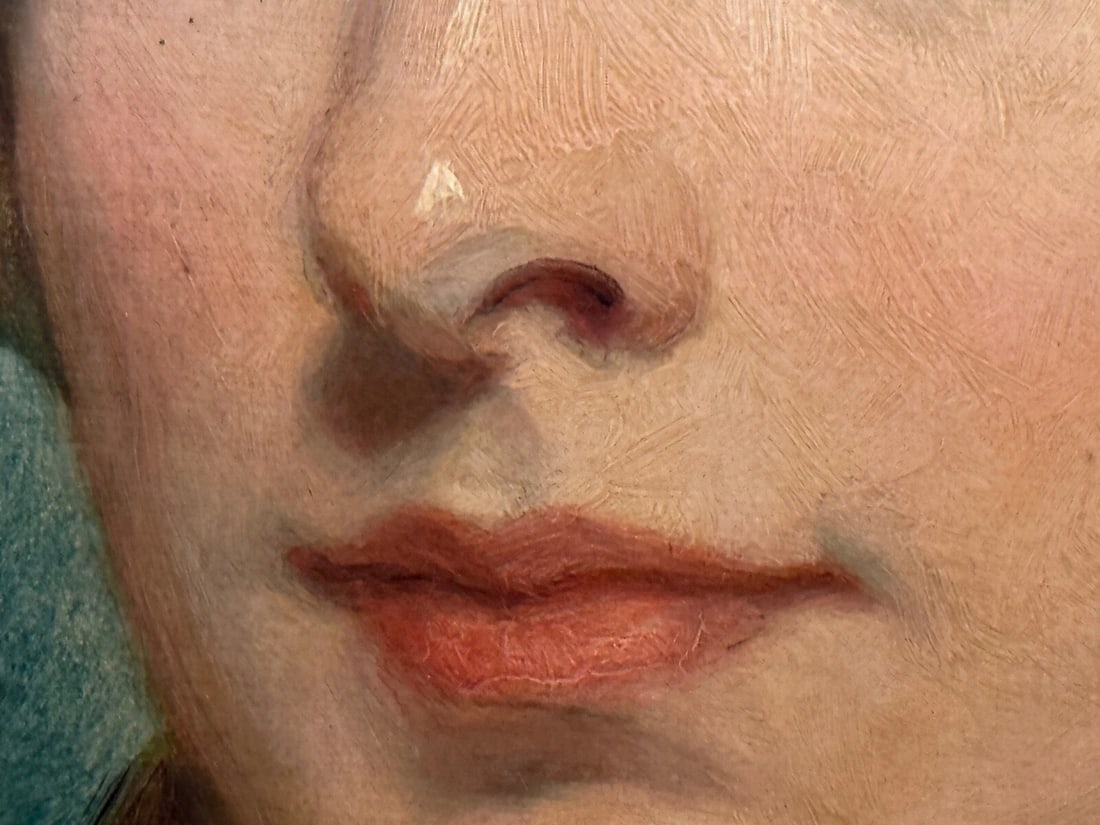 Important Victorian Oil Portrait Lady Sarah Sophia Wood née Clark By John Wood - 17