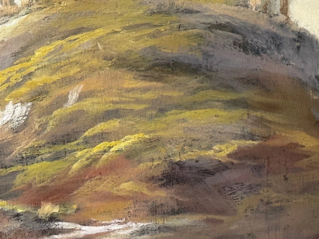 Oil Painting Bamburgh Castle Shipwreck Beached Follower John Wilson Carmichael - 20