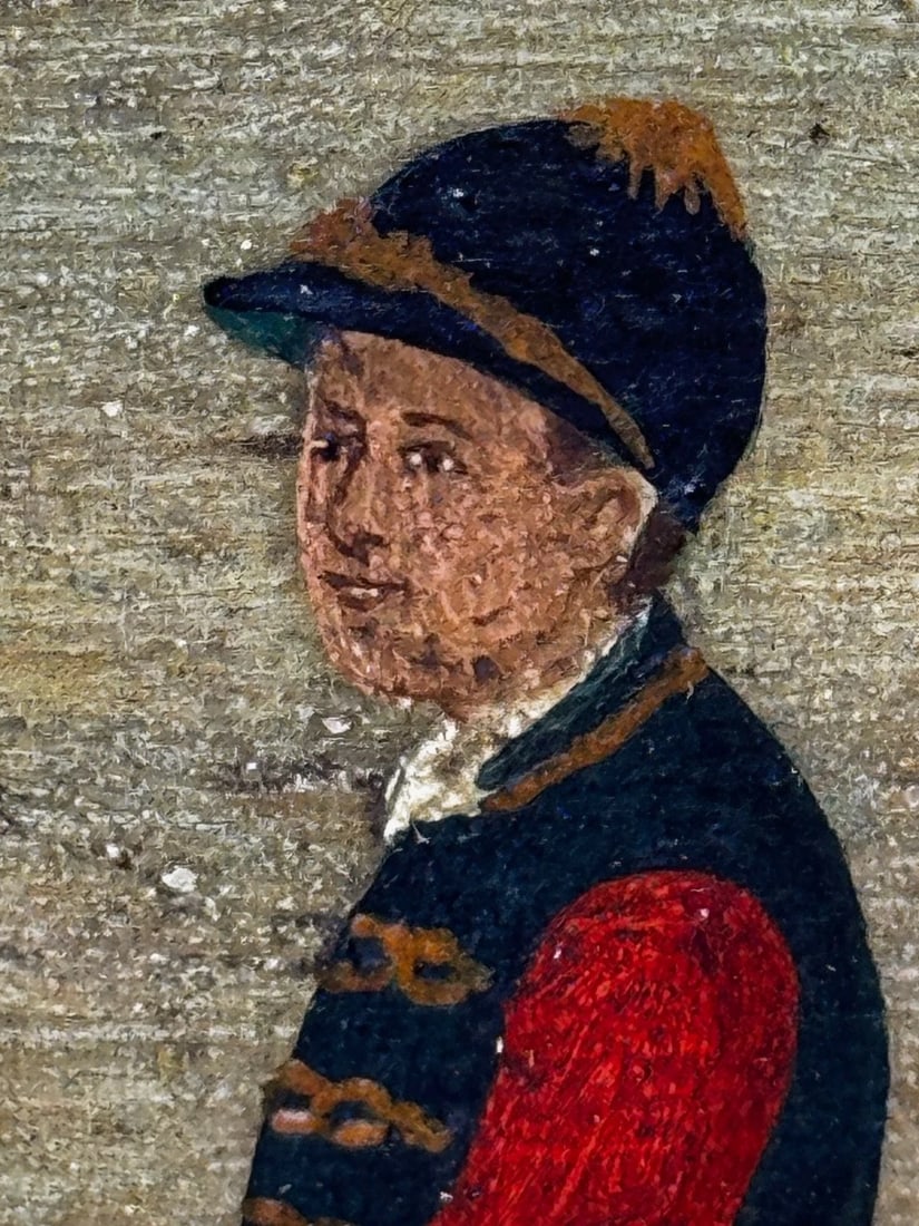 Persimmon Race Horse Jockey Jack Watts Owned by the Prince of Wales At Newmarket - 11