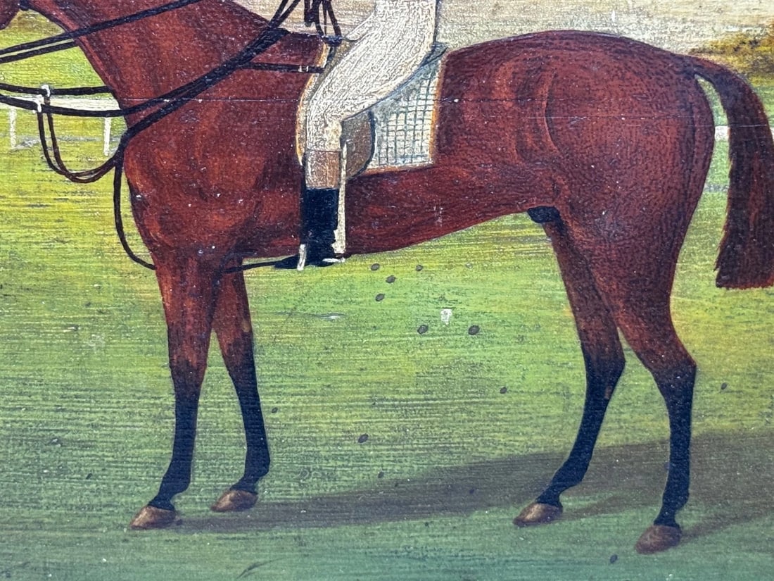 Persimmon Race Horse Jockey Jack Watts Owned by the Prince of Wales At Newmarket - 15