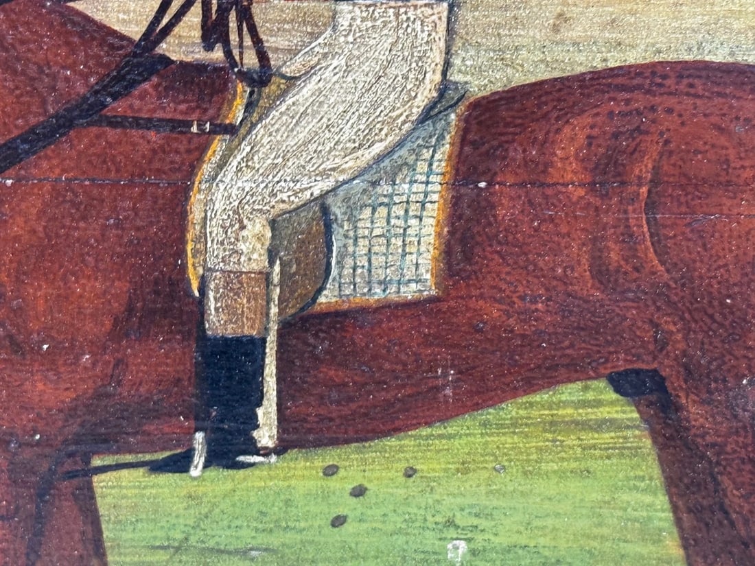 Persimmon Race Horse Jockey Jack Watts Owned by the Prince of Wales At Newmarket - 19