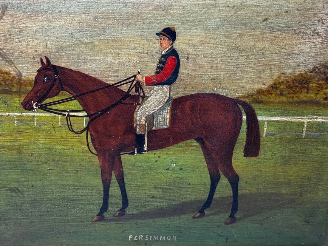 Persimmon Race Horse Jockey Jack Watts Owned by the Prince of Wales At Newmarket - 2