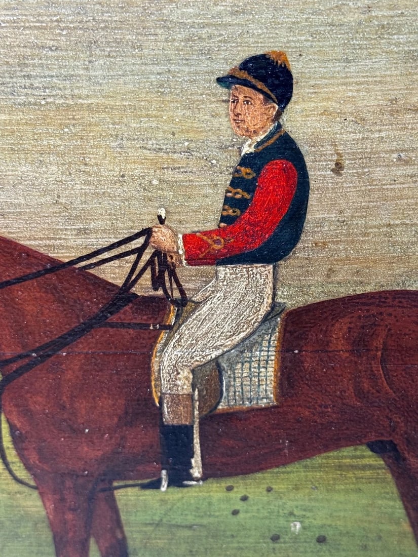 Persimmon Race Horse Jockey Jack Watts Owned by the Prince of Wales At Newmarket - 7