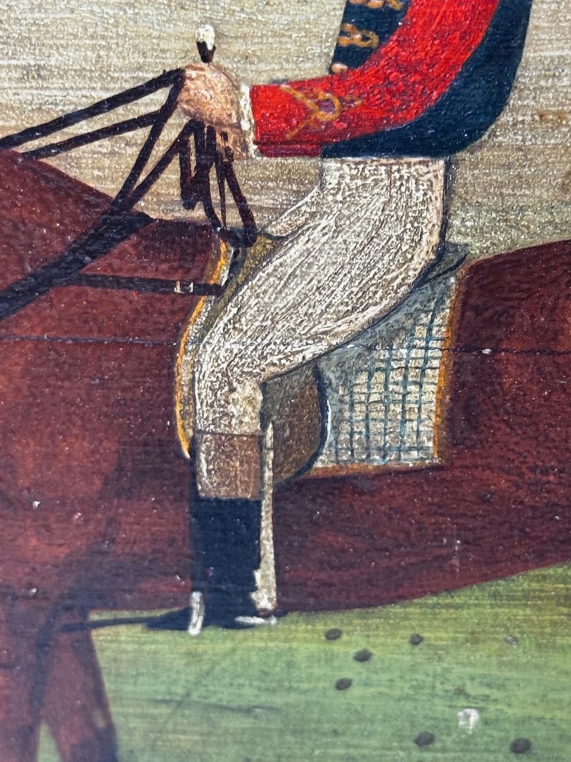 Persimmon Race Horse Jockey Jack Watts Owned by the Prince of Wales At Newmarket - 8
