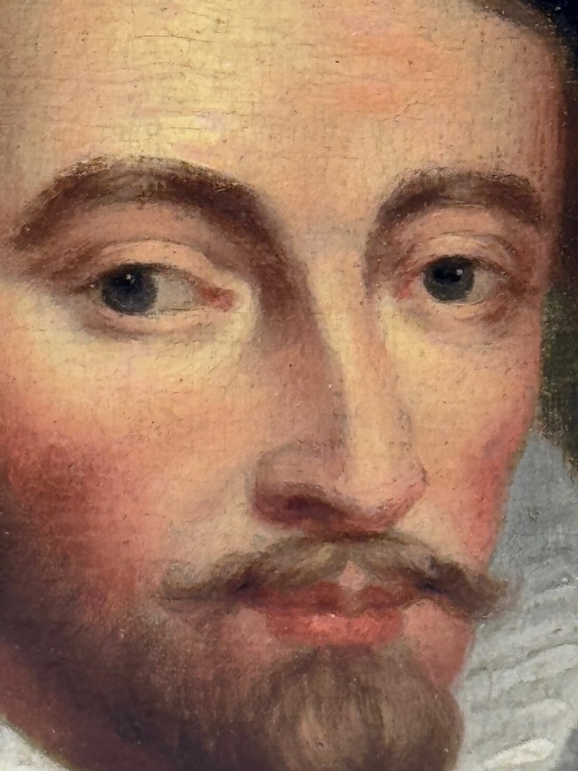 Oil Portrait of Sir Walter Raleigh In the Manner of Hans Holbein the Younger - 16
