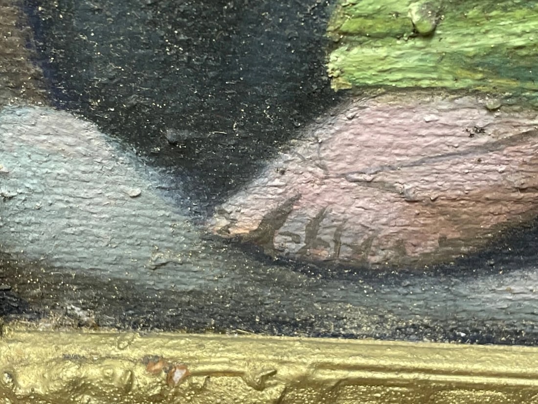 After Rome’s Madonna del Popolo Large Madonna & Child Icon Oil Portrait - 12