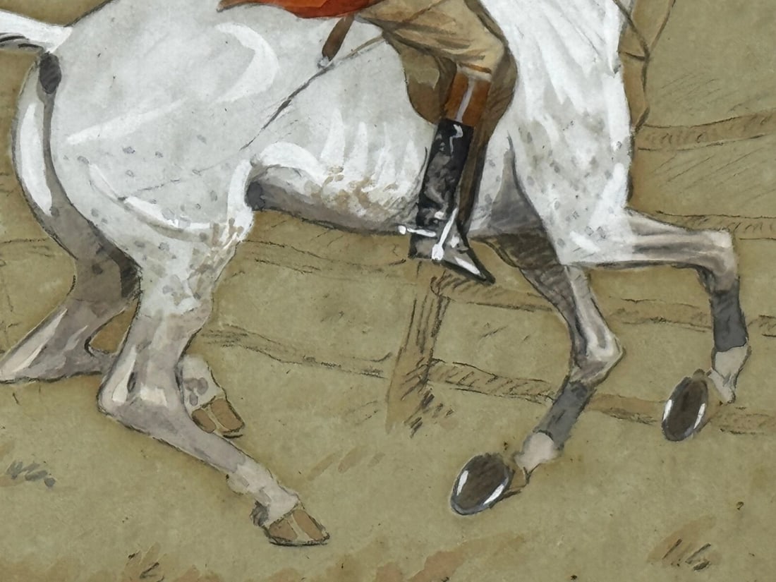 Set 3 Historic English Hunting Paintings By Charles Johnson Payne Snaffles - 13