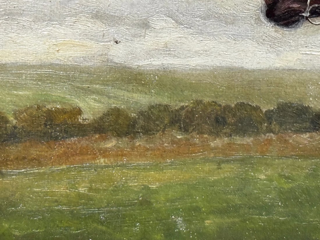 Oil Painting Victor Wild Winner at Kempton Park June 1897 Mornington Cannon Up - 14