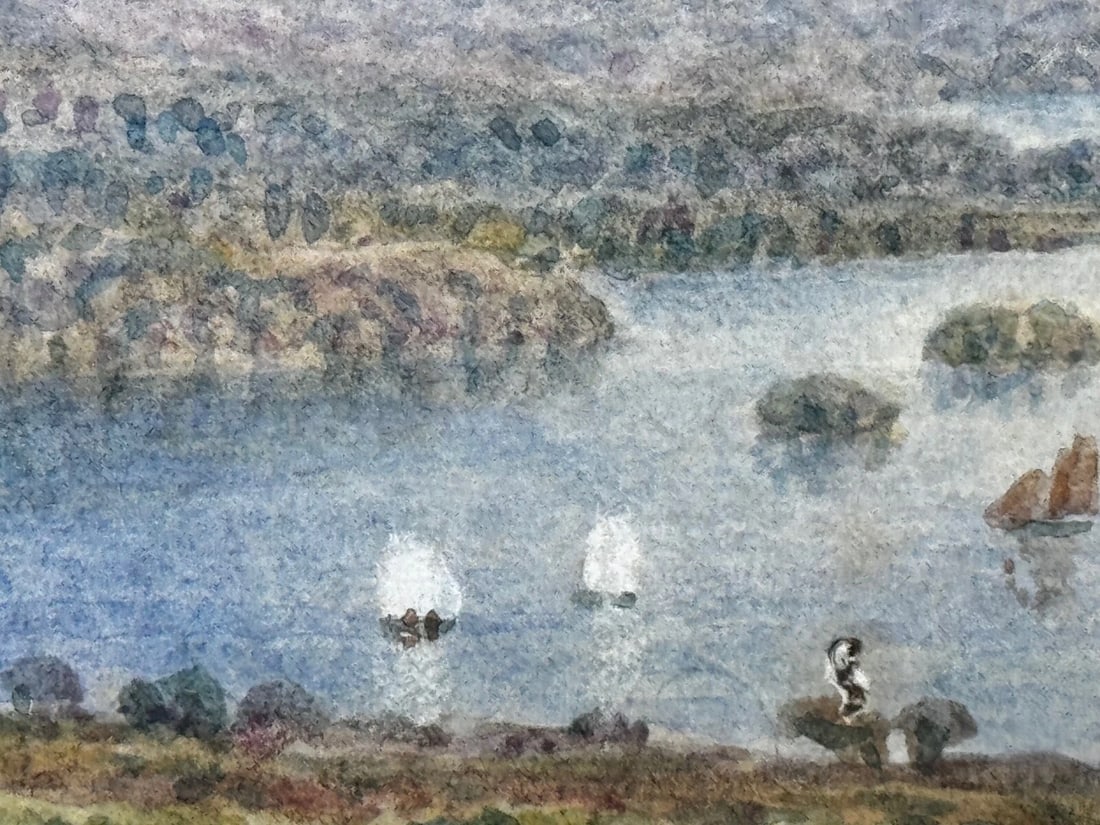 Painting Of Windermere Orrest Head Lake District Follower Harry Sutton Palmer - 11