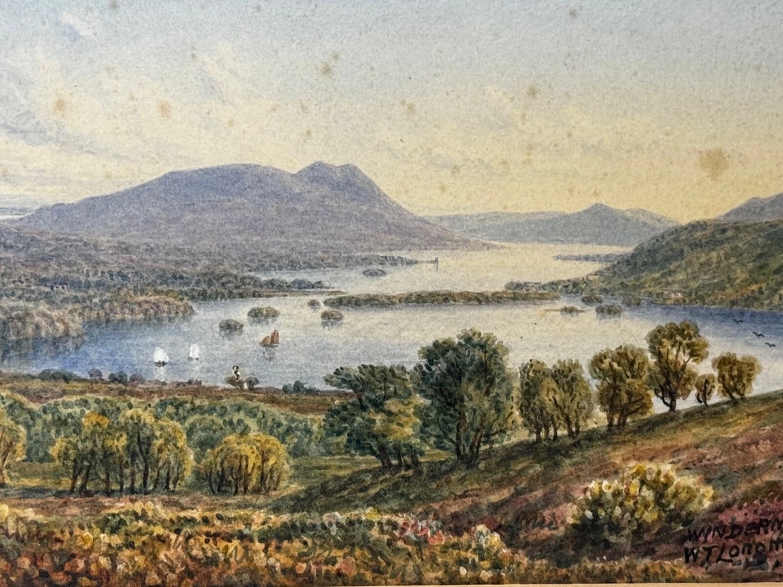 Painting Of Windermere Orrest Head Lake District Follower Harry Sutton Palmer - 2