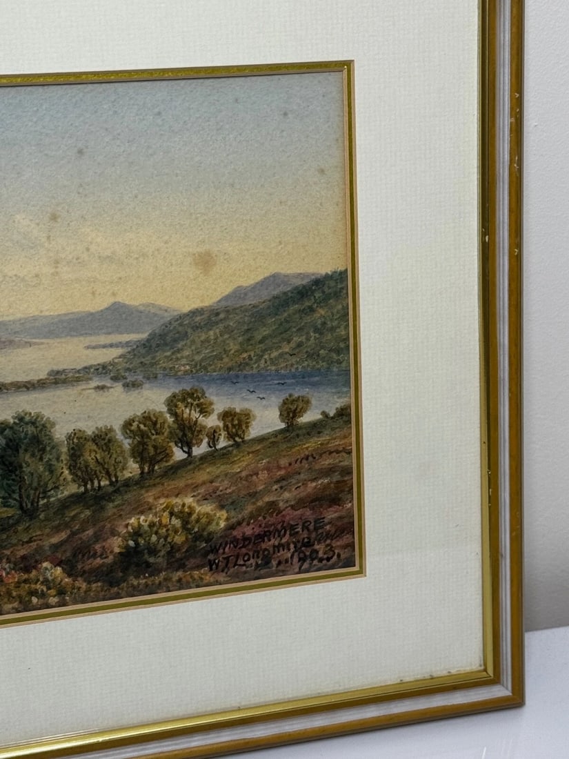 Painting Of Windermere Orrest Head Lake District Follower Harry Sutton Palmer - 3