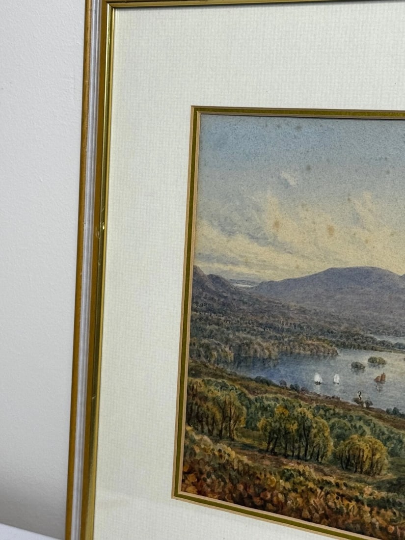 Painting Of Windermere Orrest Head Lake District Follower Harry Sutton Palmer - 4