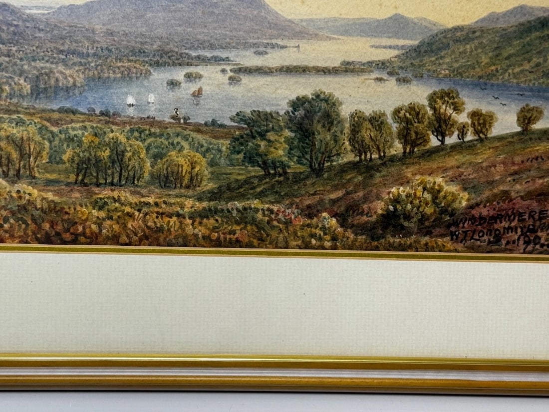 Painting Of Windermere Orrest Head Lake District Follower Harry Sutton Palmer - 5