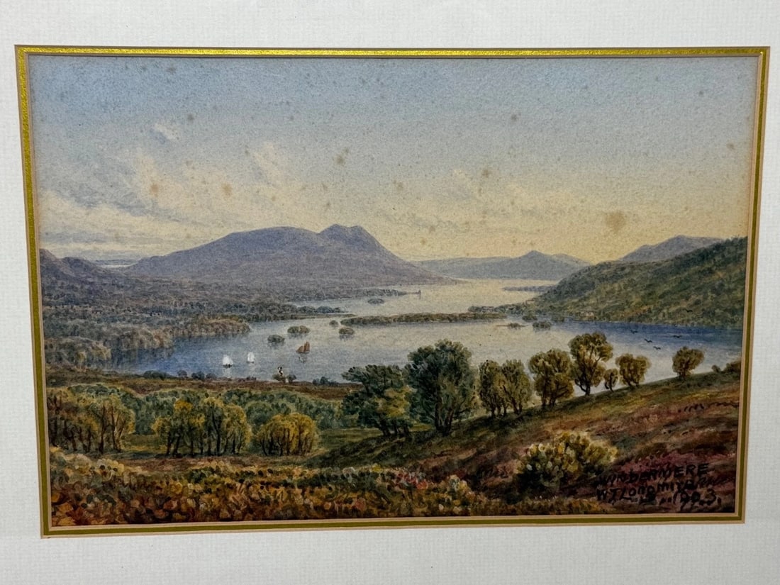 Painting Of Windermere Orrest Head Lake District Follower Harry Sutton Palmer - 9