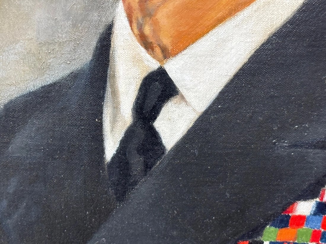 Historic Royal Portrait of King George VI in Naval Uniform by F.W.H.McCance - 15