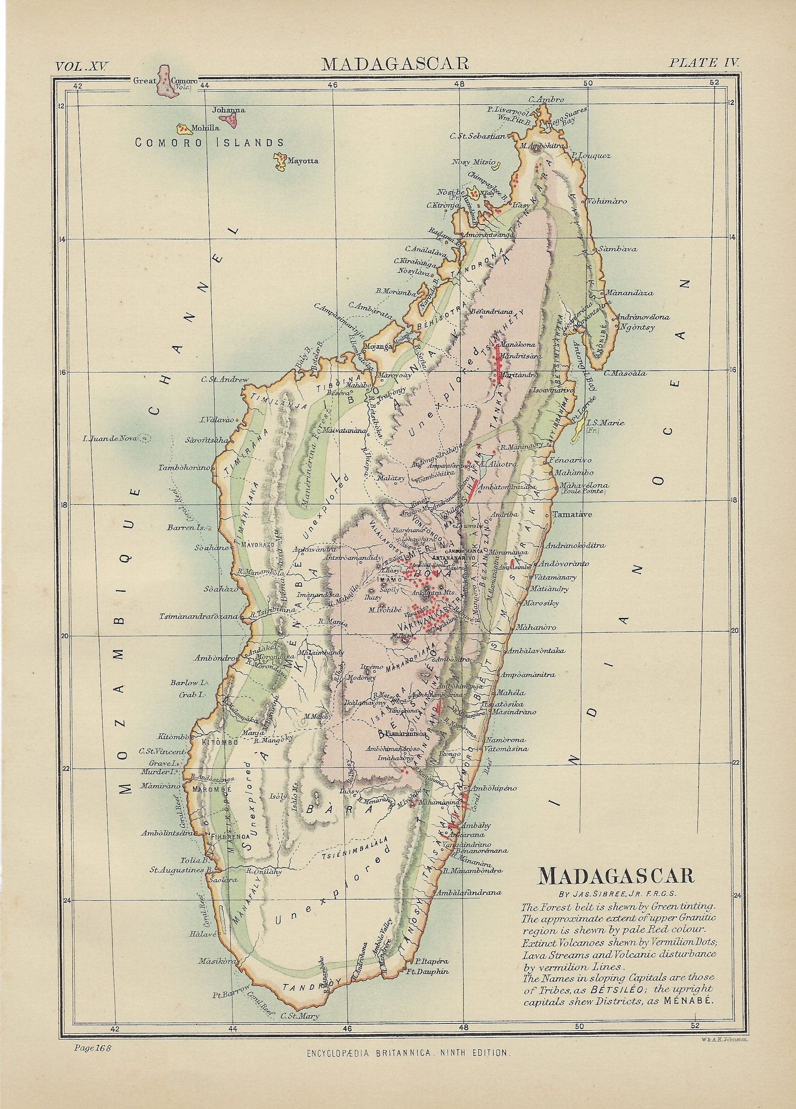 1880 Johston/Encyclopeadia Britannica Map of Madagascar -- Madagascar: Title:1880 Johston/Encyclopeadia Britannica Map of Madagascar -- Madagascar,li>Cartographer:Johston/Encyclopeadia Britannica Year/Place:1880, London Map Dimension (in.):9.1 X 6.5 in. Description:This