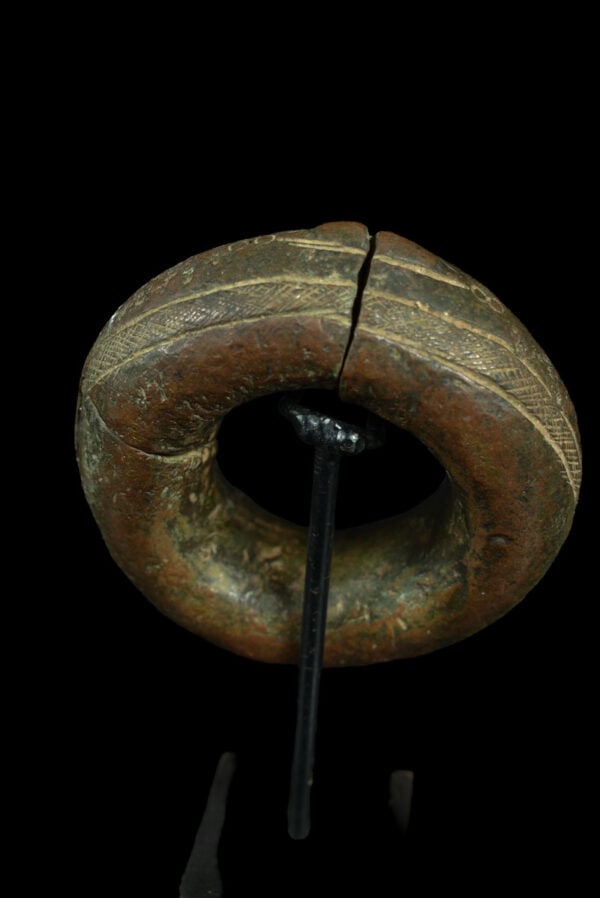 Bracelet / Currency - Bronze Manilla - West Africa - 4