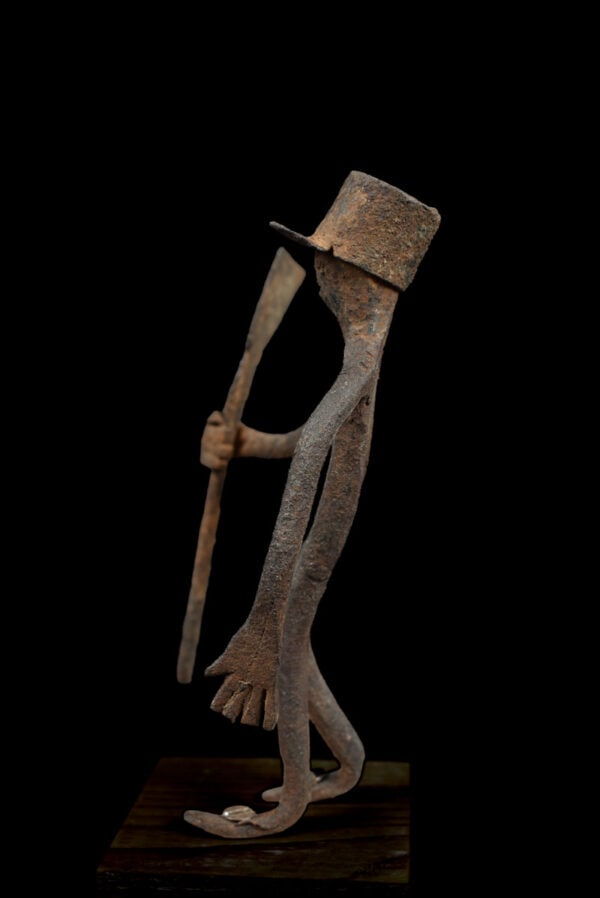 Metal Figure - Black Iron - Dogon - Mali - 3