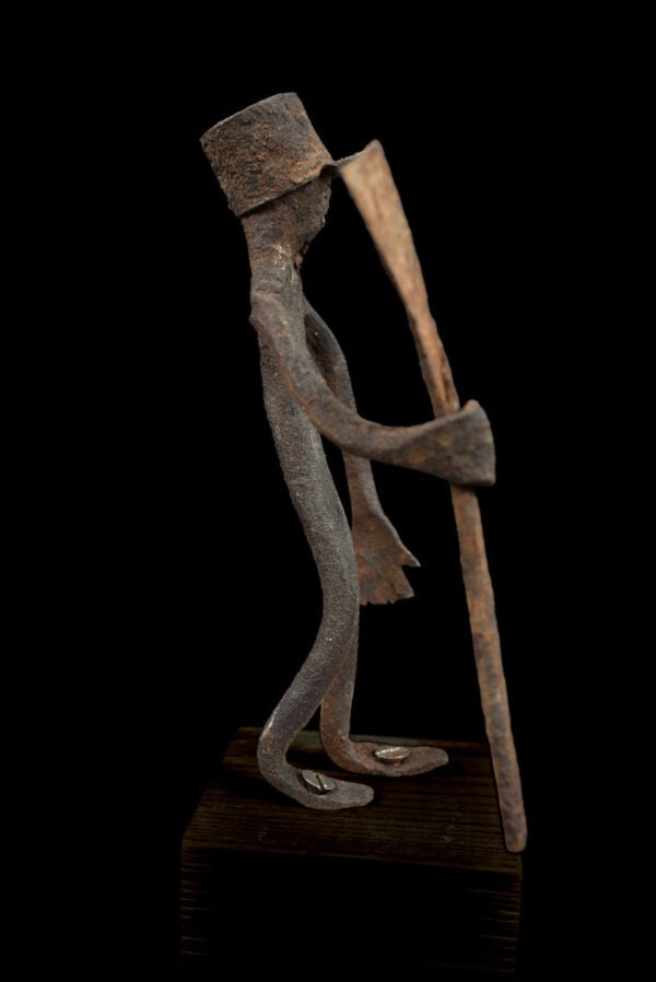 Metal Figure - Black Iron - Dogon - Mali - 5