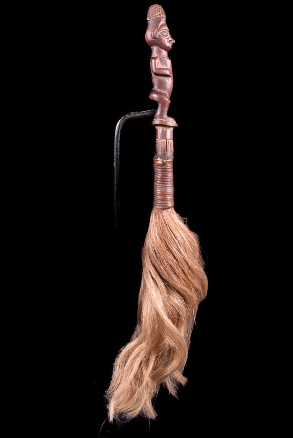 Fly whisk – Wood – Suku – DR Congo - 4