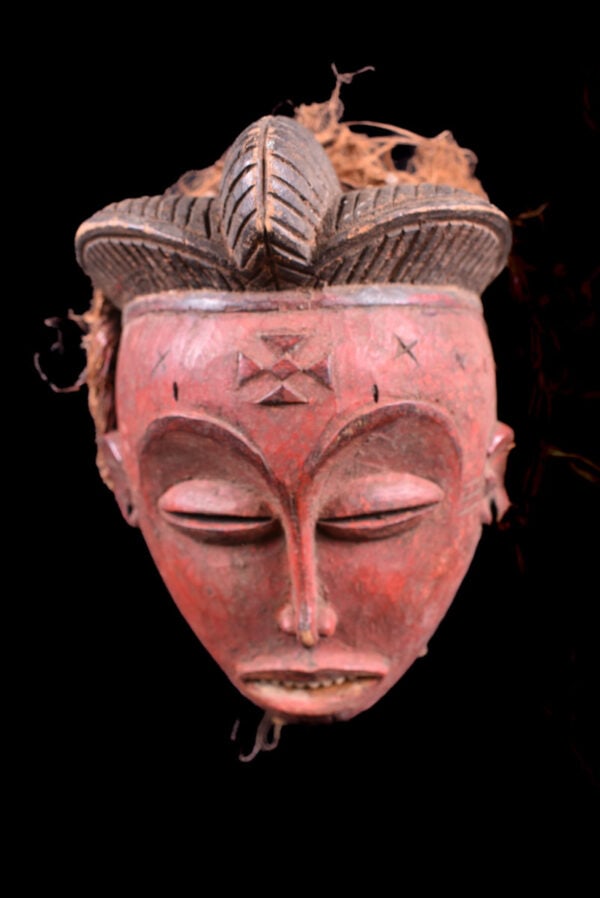 Mask – Wood, Raphia – Chokwe – Congo DRC - 2