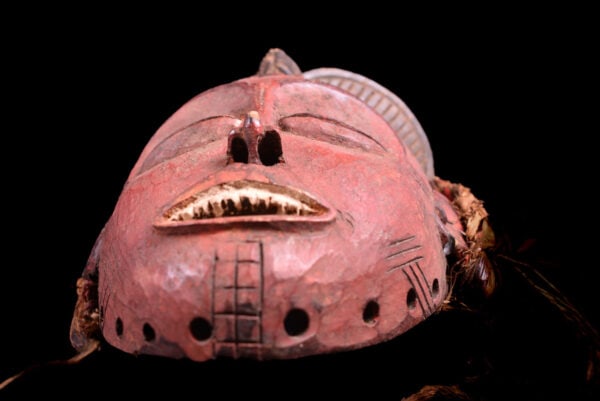 Mask – Wood, Raphia – Chokwe – Congo DRC - 8