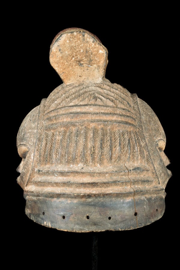 Helmet mask - wood - Mende - Sierra Leone - 3